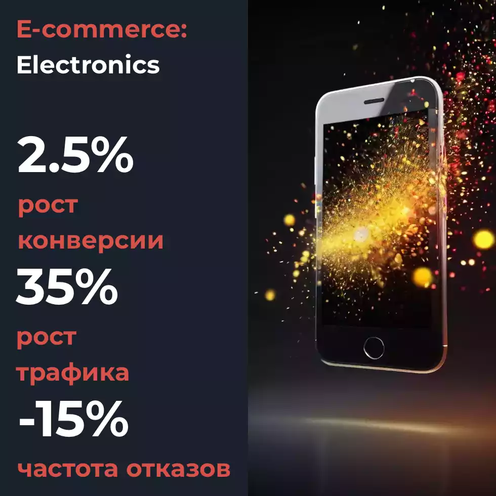 Смартфон - кейс увеличения продаж и конверсии на сайте магазина гаджетов