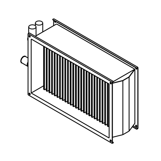Водяные нагреватели АКВАХИТ-П Водяной канальный нагреватель АКВАХИТ-П