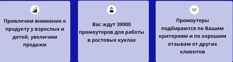 Описание услуги работа ростовой куклой агентства промоутеров