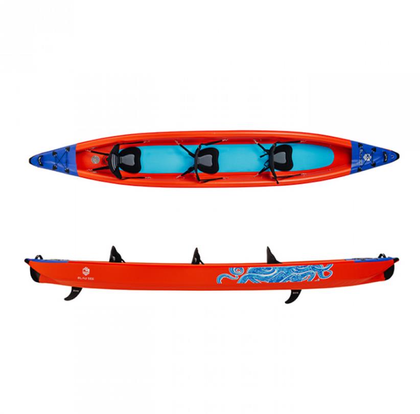 каяк надувной blausee kraken-3 expedition премиум