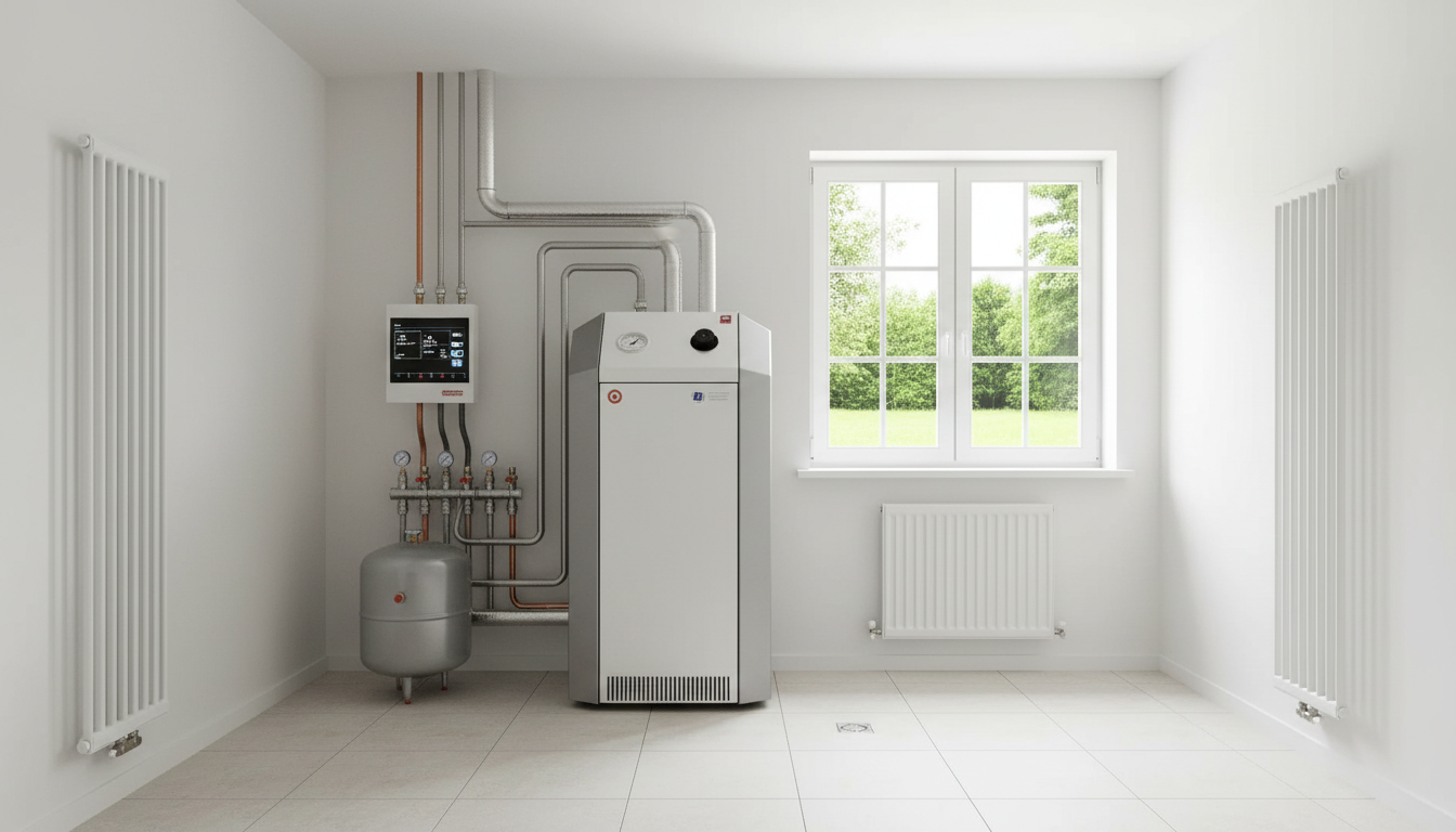 газовый котел для отопления дома загородом