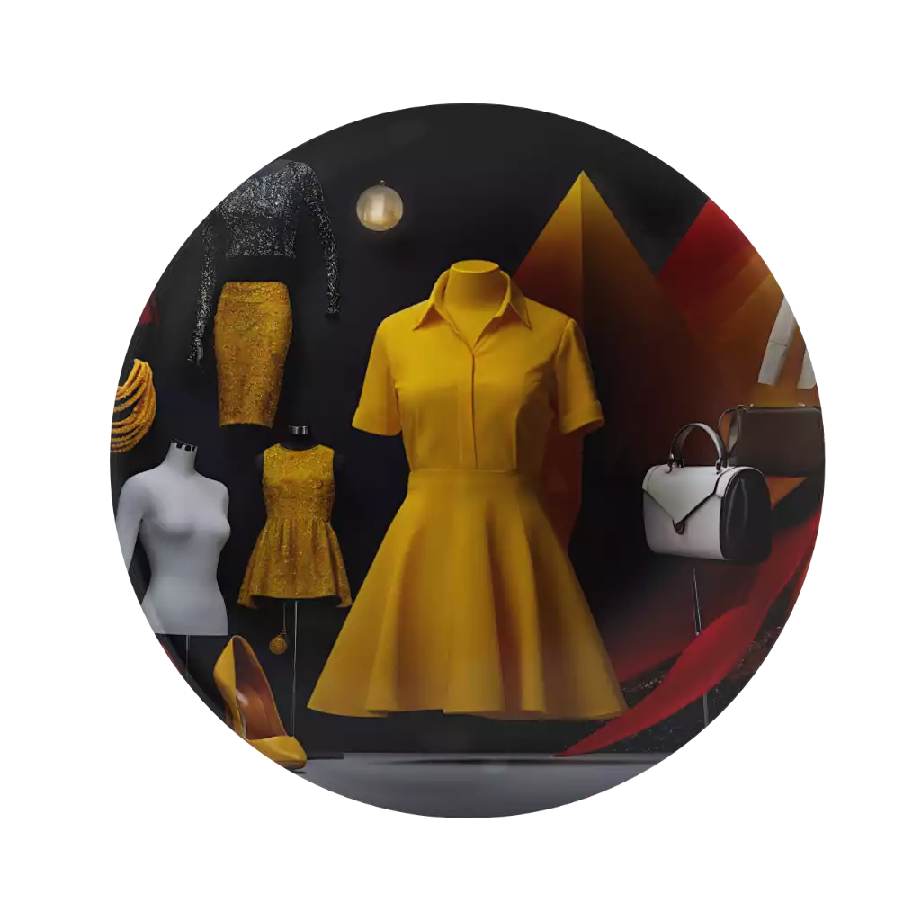 Желтое платье и аксессуары - кейс по продвижению товаров в нише одежды
