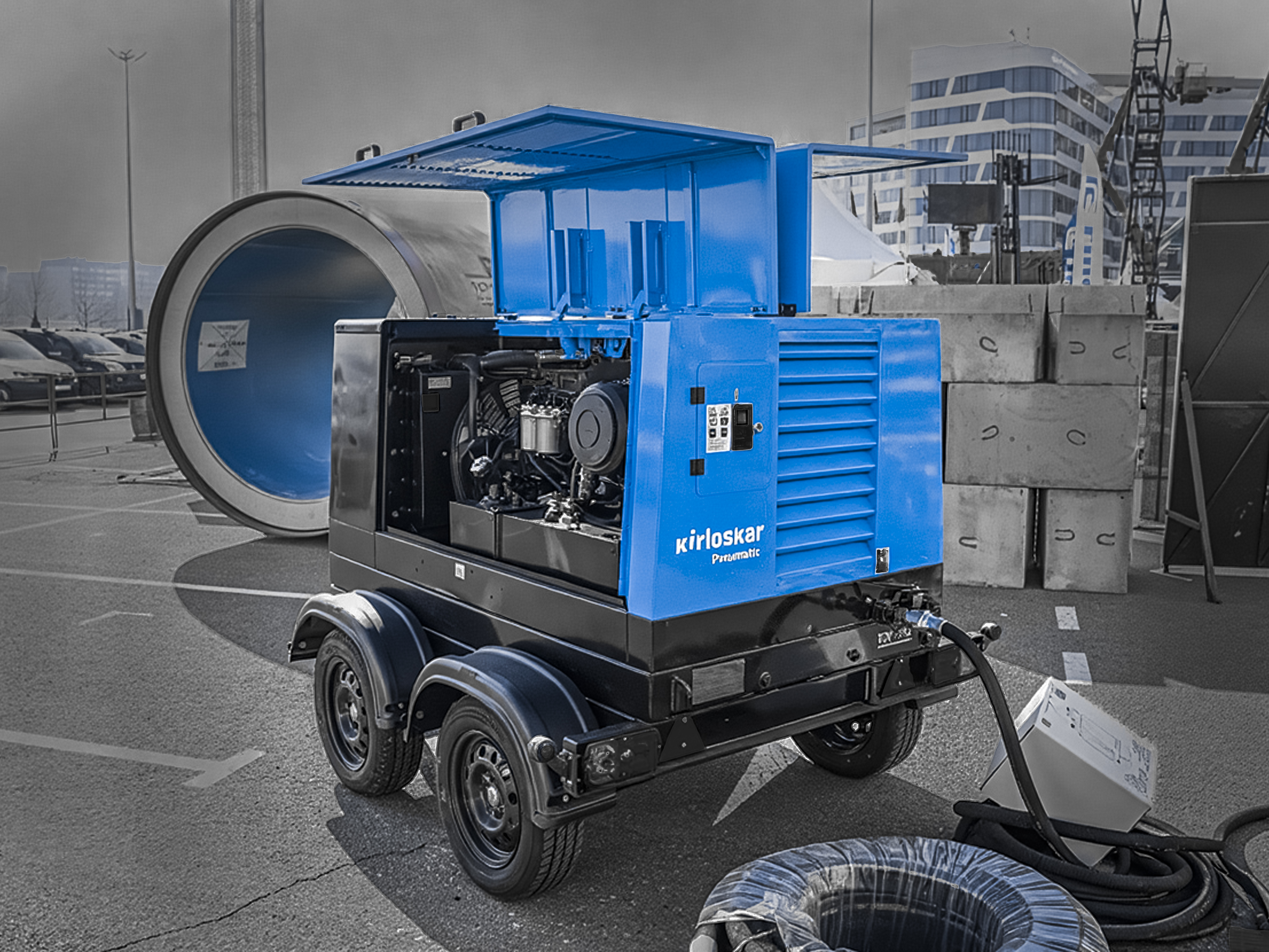 Габариты и мобильность агрегата PowerMix