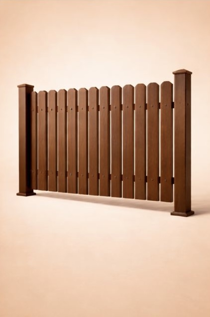 Установка деревянного забора под ключ в Екатеринбурге и области Деревянный забор на участке