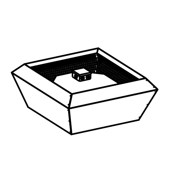 Шумоизолированные крышные вентиляторы РУФТОП-Ш с выбросом воздуха вверх, шумоизолированные