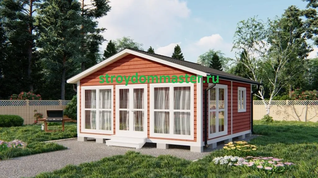 ГОСТЕВОЙ ДОМ 6Х6М. №2