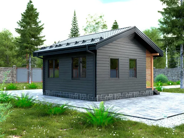 Каркасный Дом ОСЛО 6Х6М. №5 2 СПАЛЬНИ