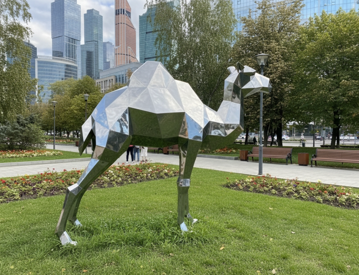 Полигональная фигура Верблюд