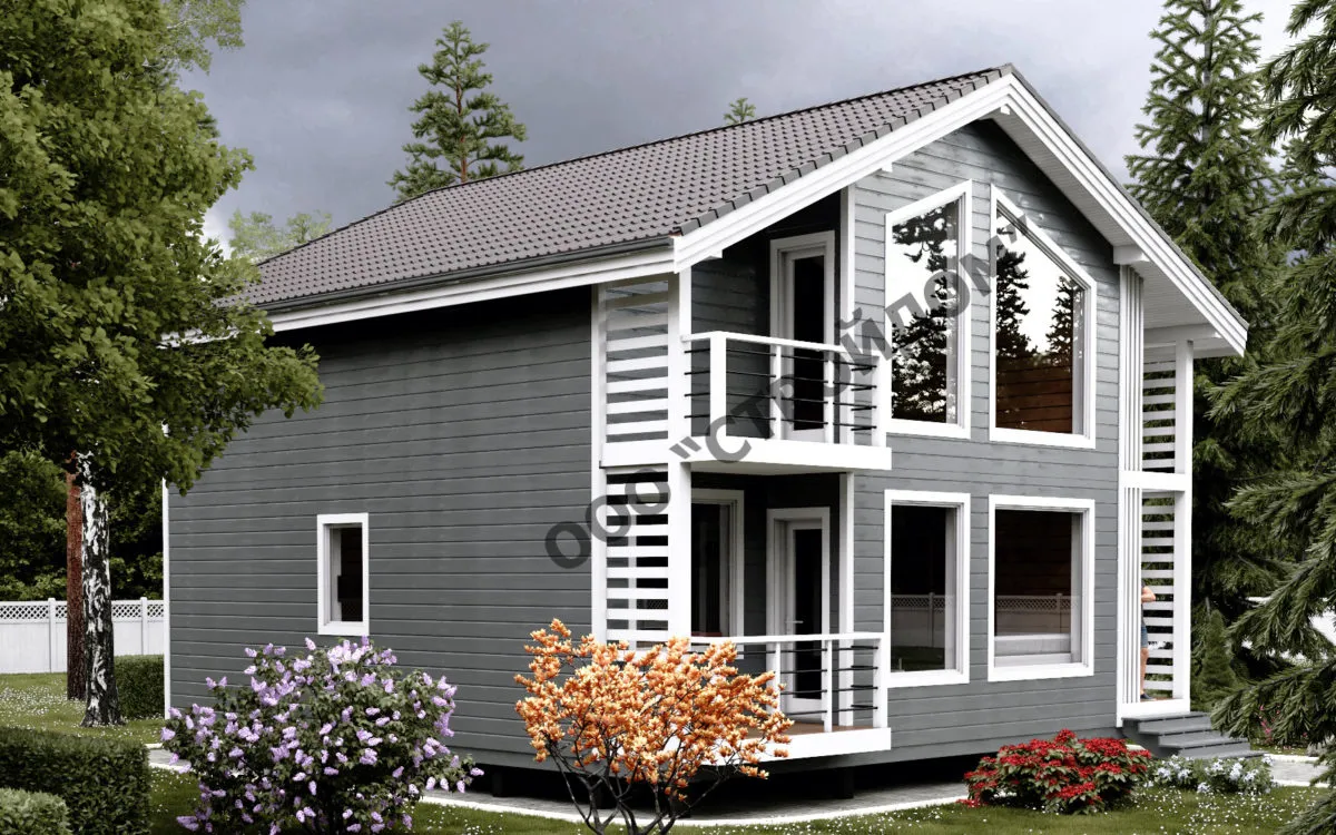 Каркасный Дом ВЕНА 9х9