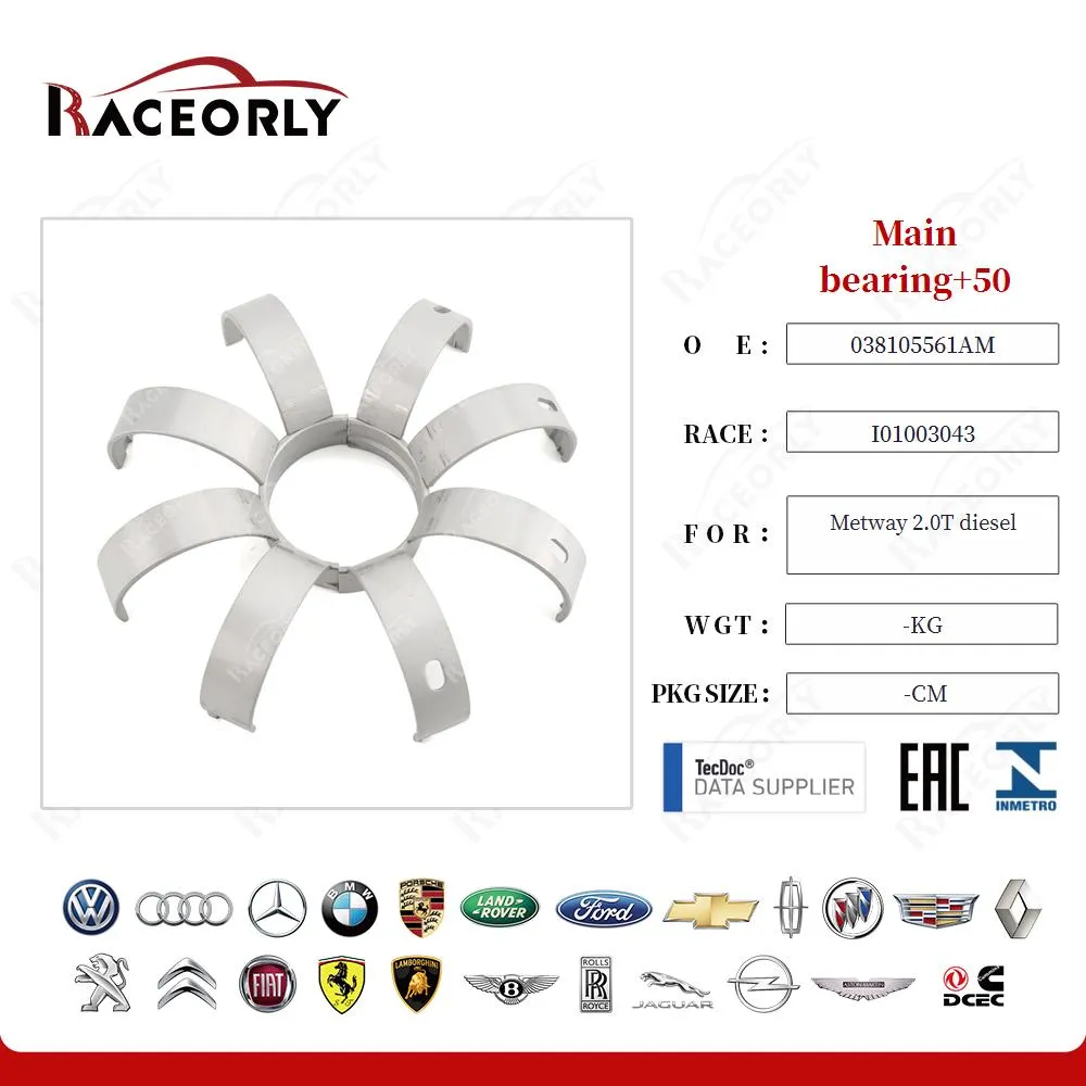 Автомобильная запчасть Коренной подшипник +0,50