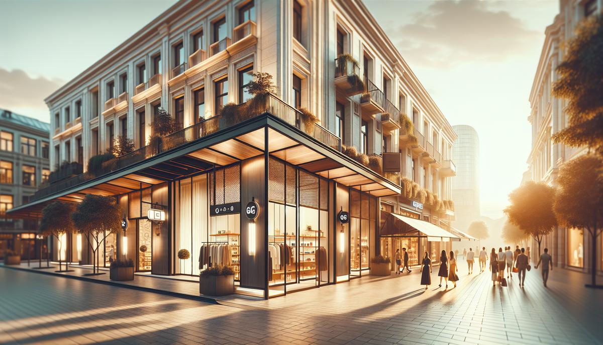 Коммерческое помещение и прогулочная улица в центре Батуми