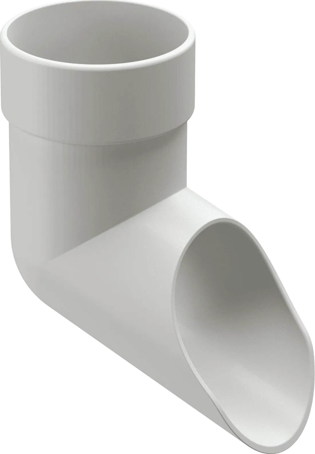 Наконечник d100 мм Docke Lux, Пломбир (RAL9003)