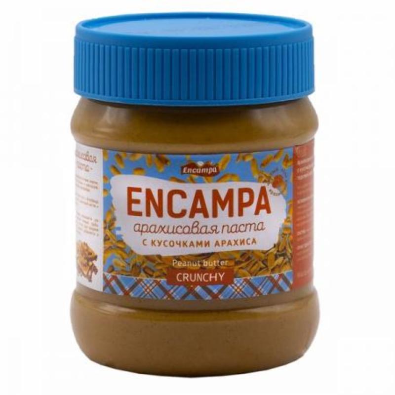 Паста арахисовая ENCAMPA с кусочками арахиса за 185 рублей
