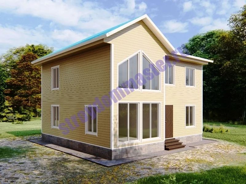 Каркасный дом РИМ 9×9