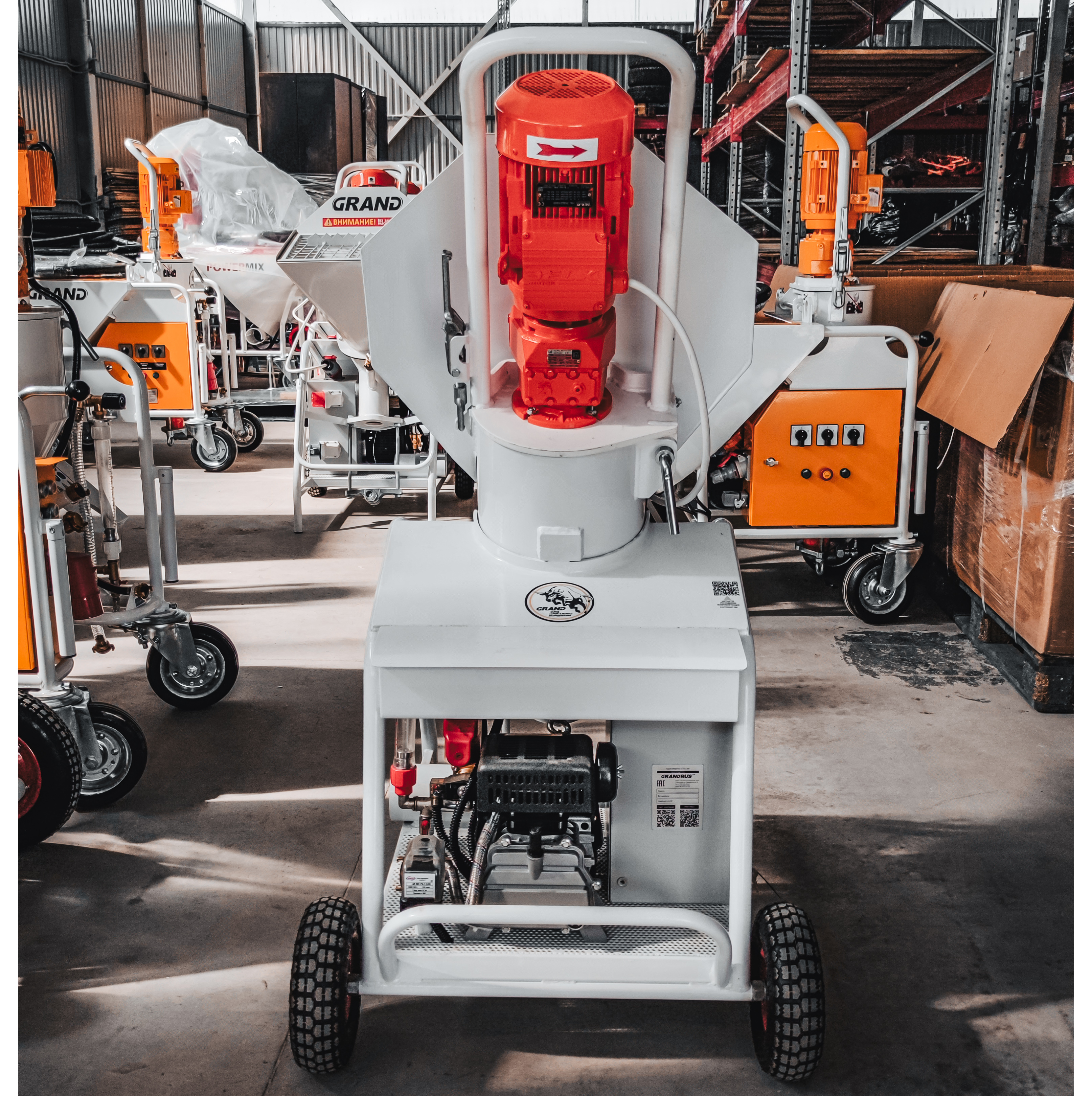 Габариты и мобильность агрегата PowerMix