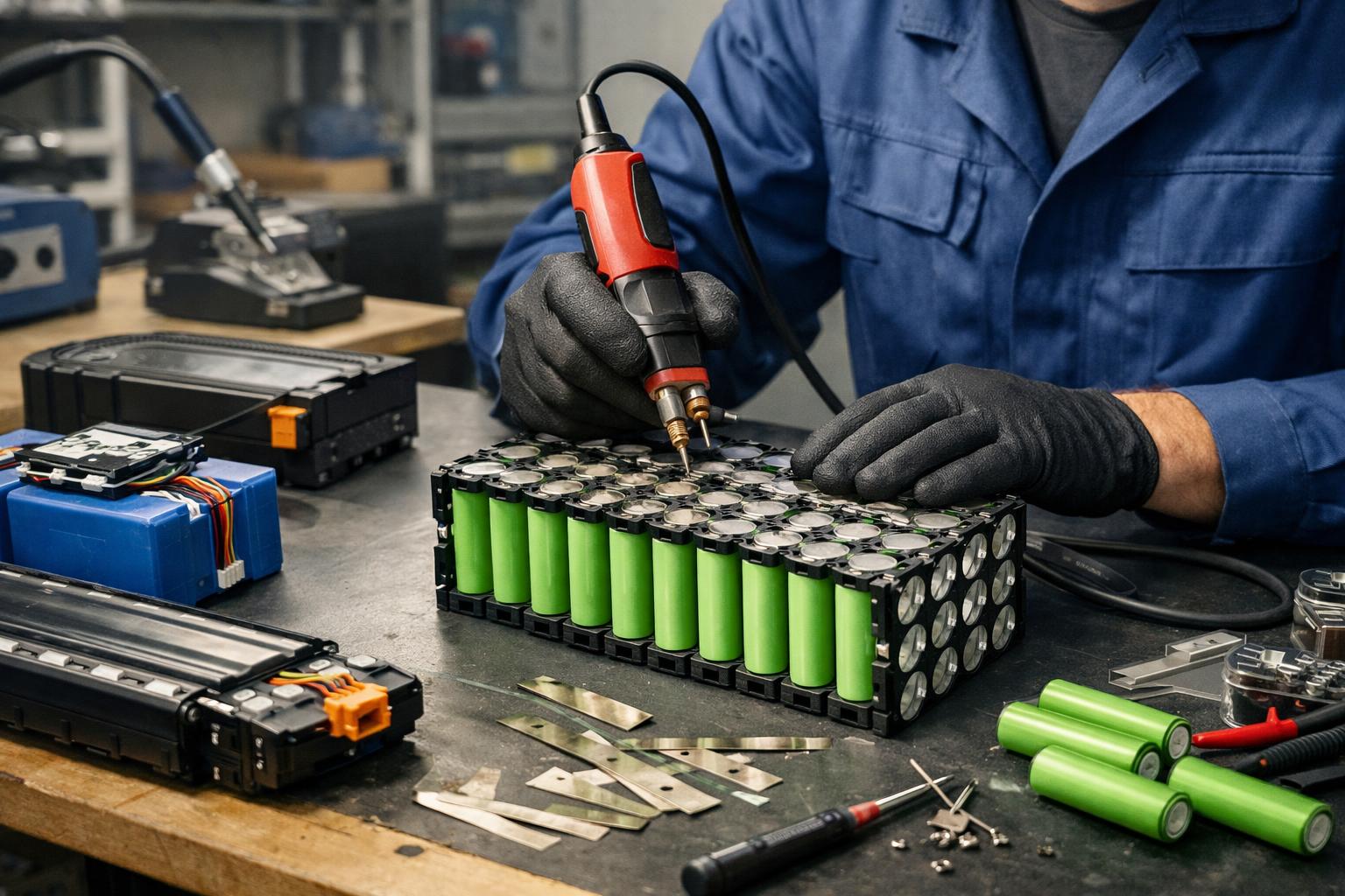 Сборка батарейного блока - литиевые АКБ на заказ - пошагово Сборка батарейного блока - литиевые АКБ на заказ - пошагово