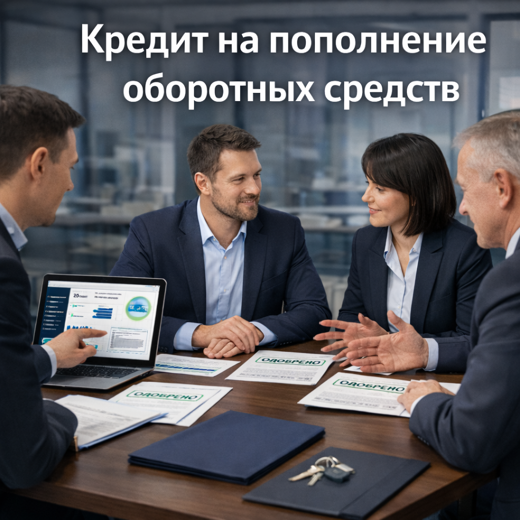 Помощь в получении кредита на пополнение оборотных средств кредитный брокер для юридических лиц
