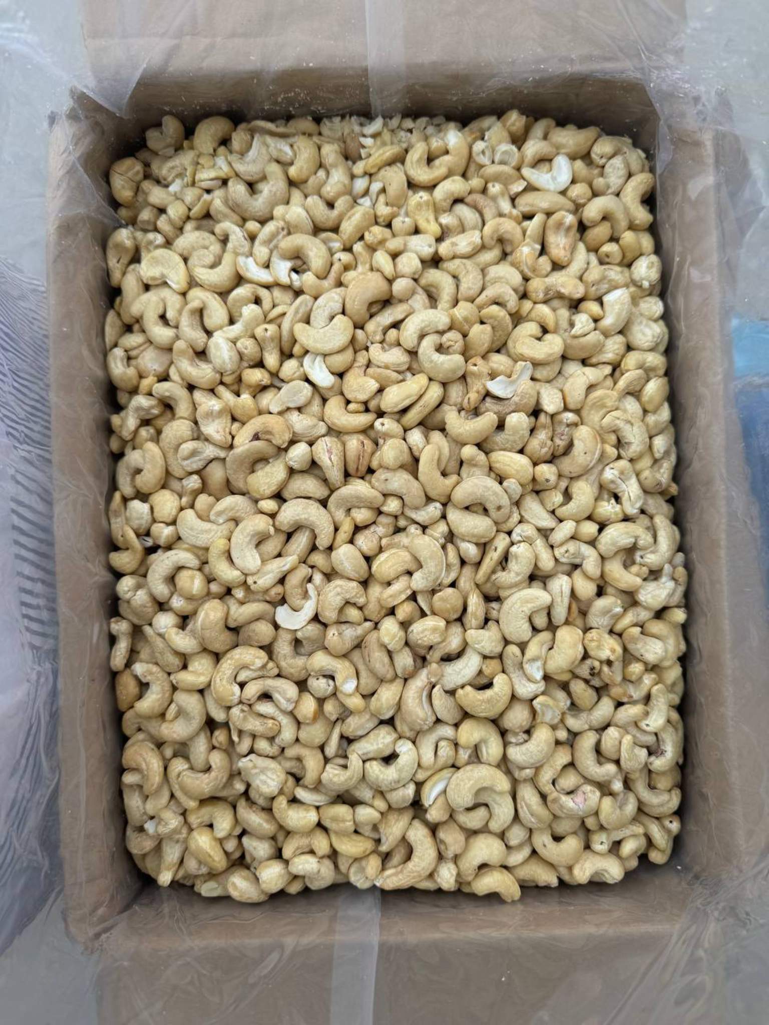 Кешью сырой, вес