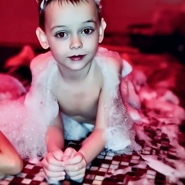 Детский пенный массаж в каменной сауне на теплом столе Детский пенный массаж в каменной сауне на теплом столе