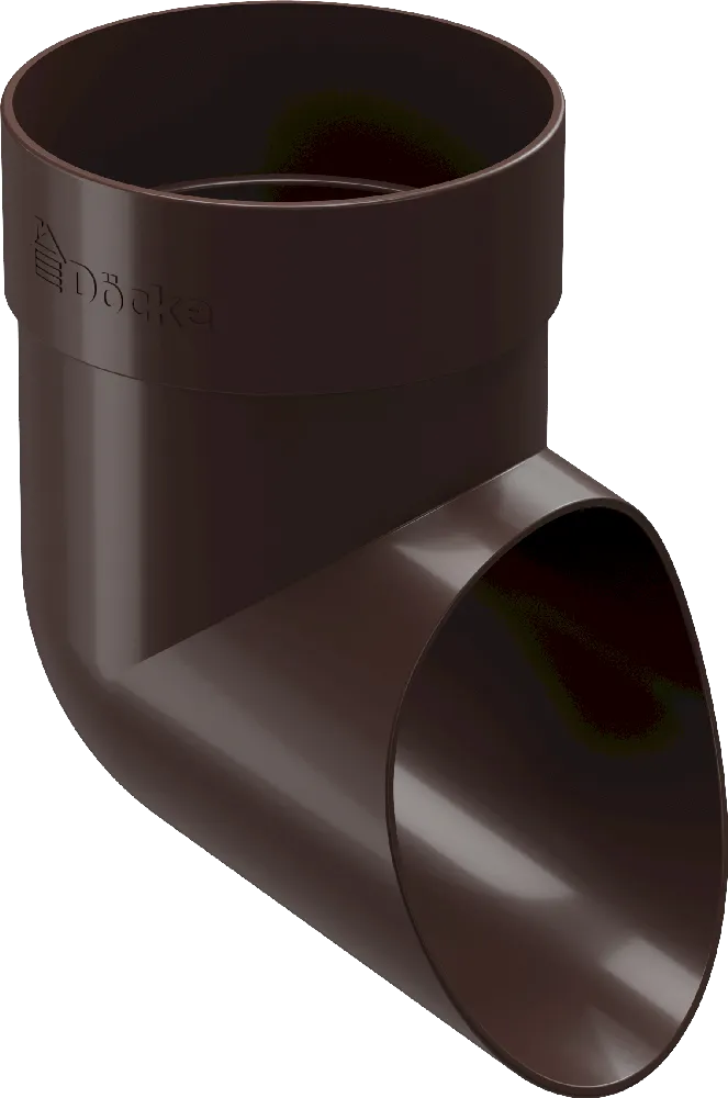 Наконечник d80 мм Docke Standard, Тёмно-коричневый (RAL8019)