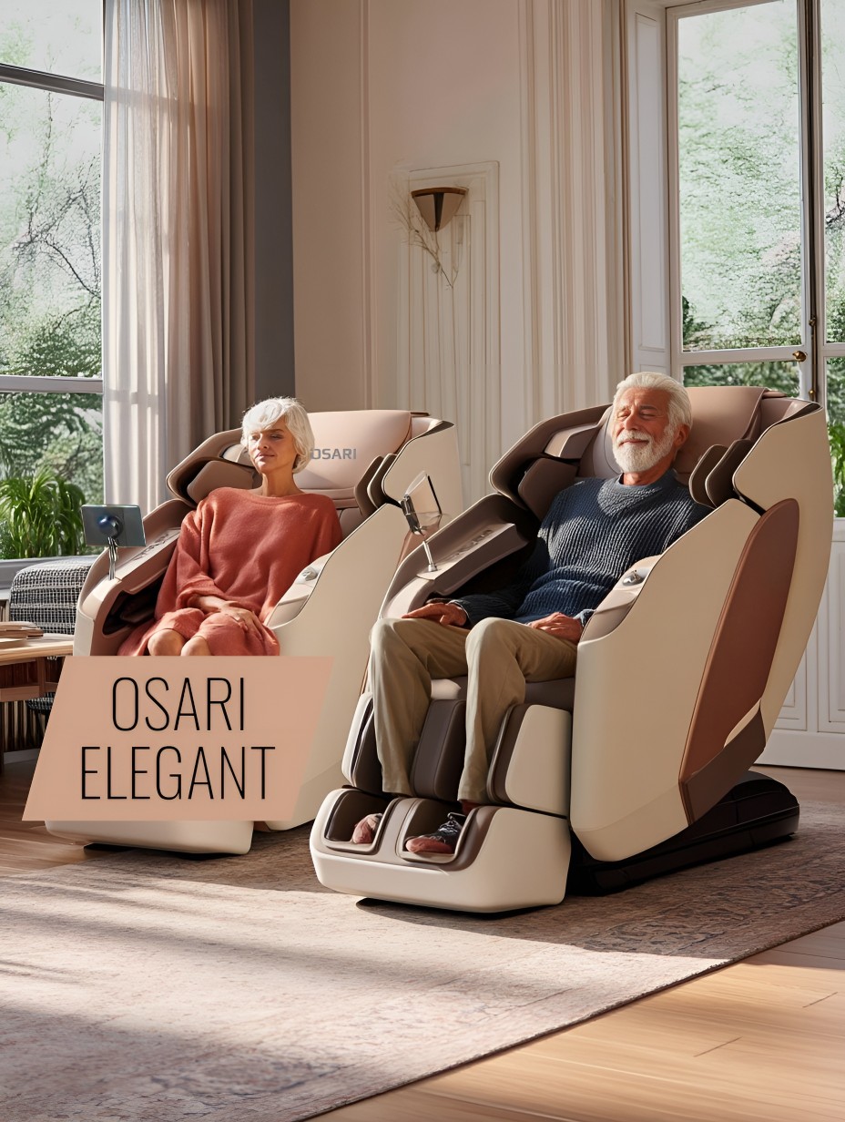 Лучшее массажное кресло OSARI Ai3 с нейро-роликами и интеллектуальными программами для превзойдённого комфорта и релаксации.