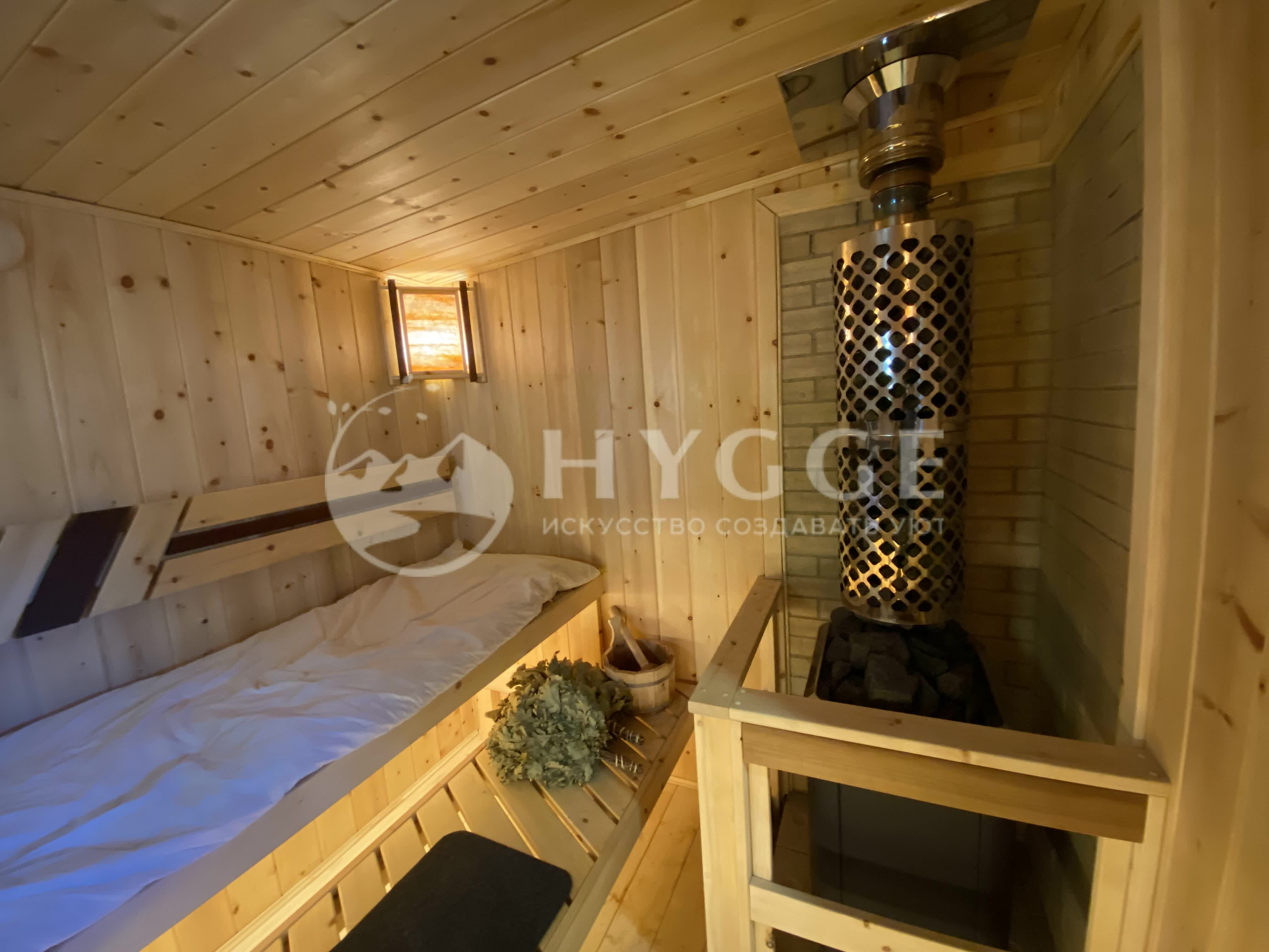 Каркасные модульные бани HYGGE с доставкой в готовом виде