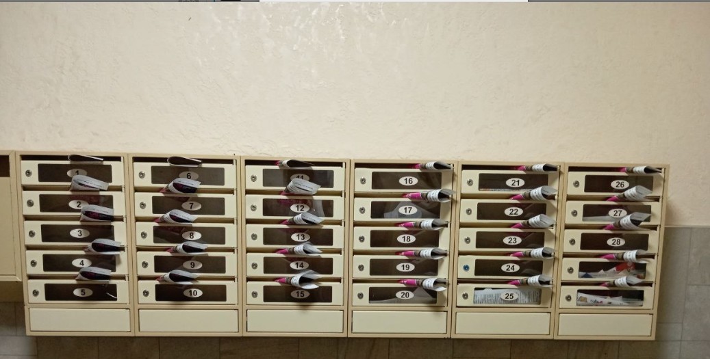 Раскладка по почтовым ящикам, проезд в г. Брянск, Строительный магазин, Кейс 2284