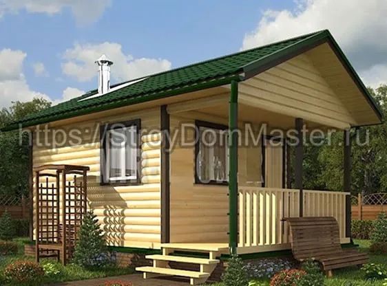 ПРОЕКТ БАНИ 063 4Х6