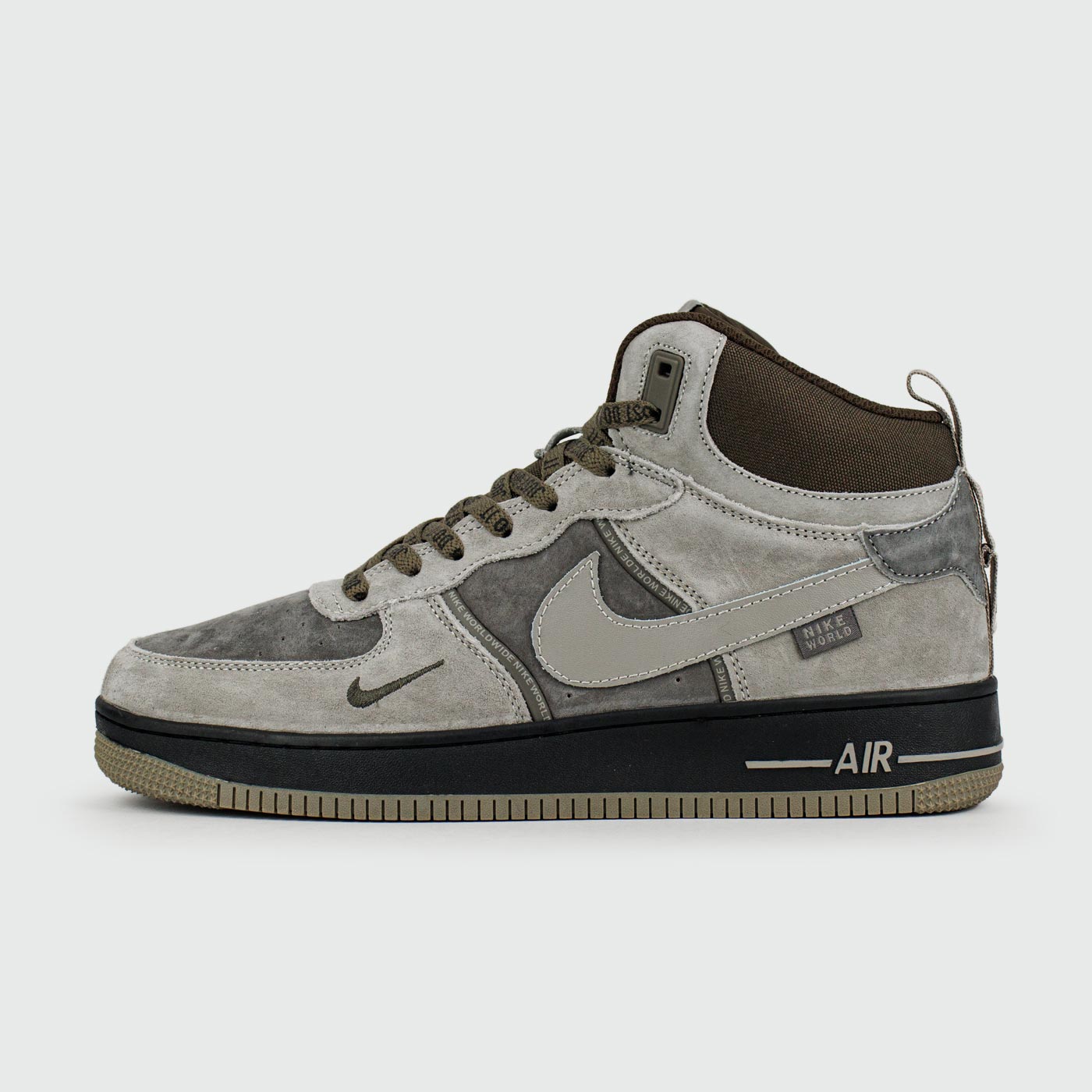 Air Force 1 Mid L.Grey/Black Ftwr with Fur чаще выбирают клиенты