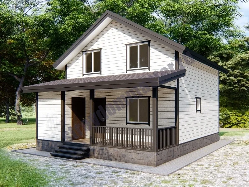 Каркасный дом РУБИН ГАЗ 7Х9