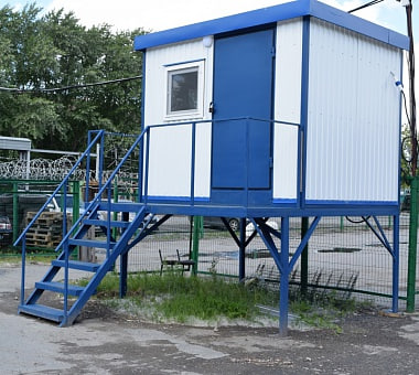 Пост охраны из бытовки фото 3