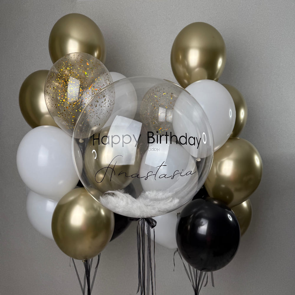 Happy Birthday шары на др