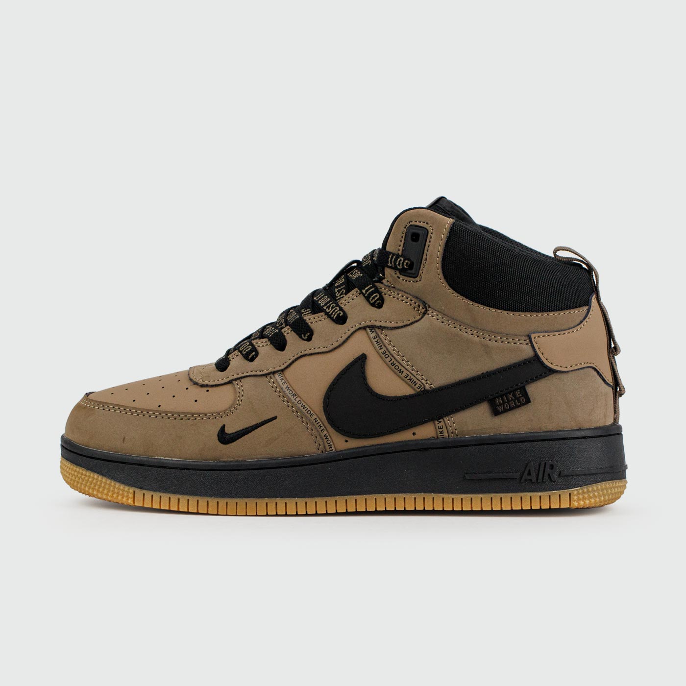 Air Force 1 Mid Brown/Black with Fur чаще выбирают клиенты