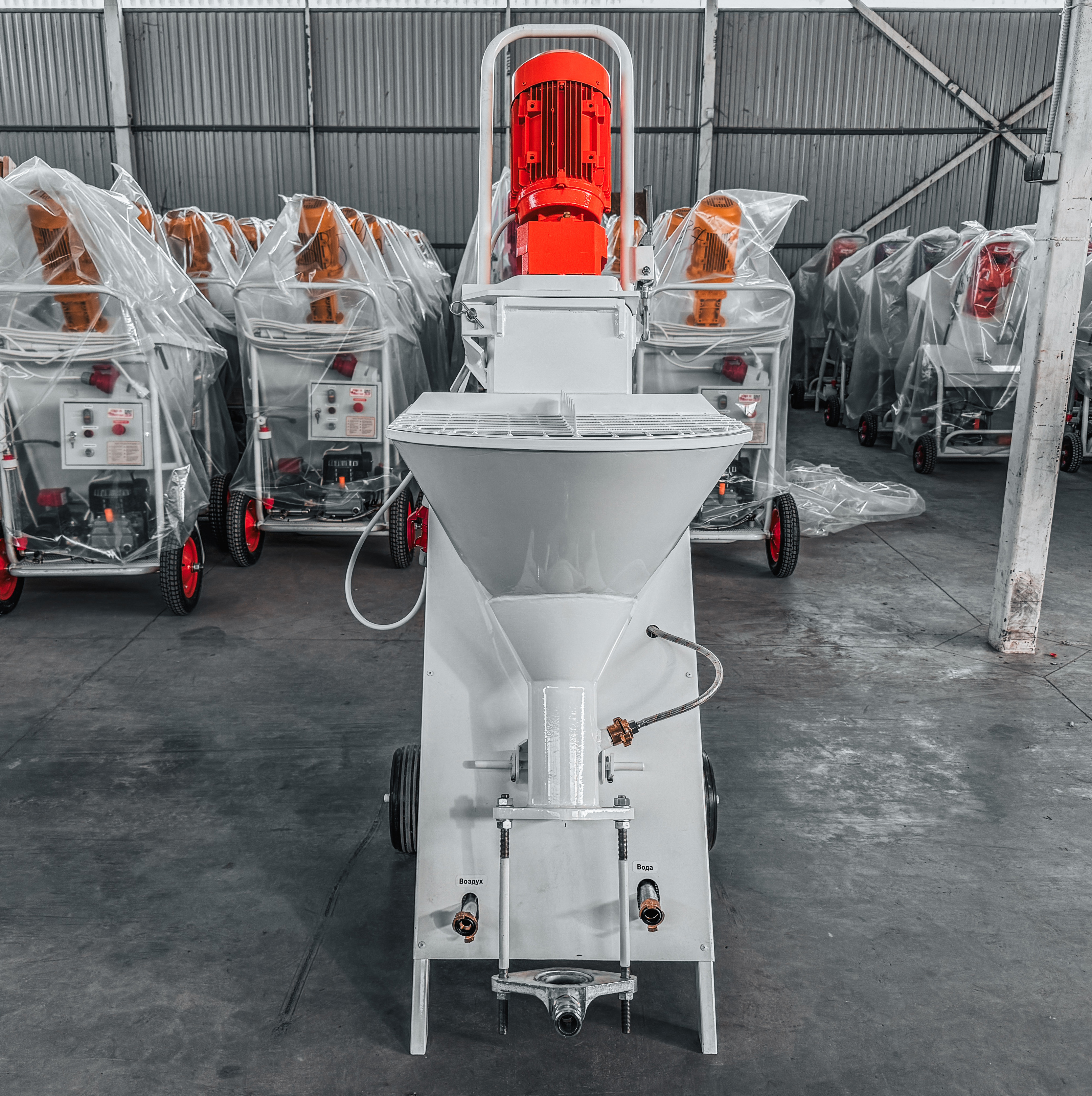 Габариты и мобильность агрегата PowerMix