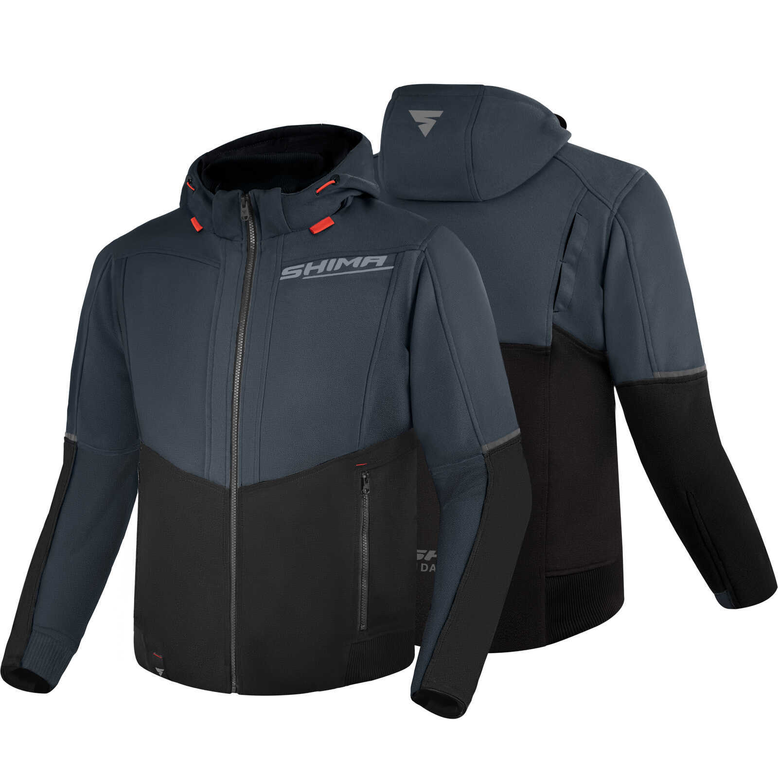 Мототолстовка SHIMA DAYBREAKER Grey/black — в наличии в СПб