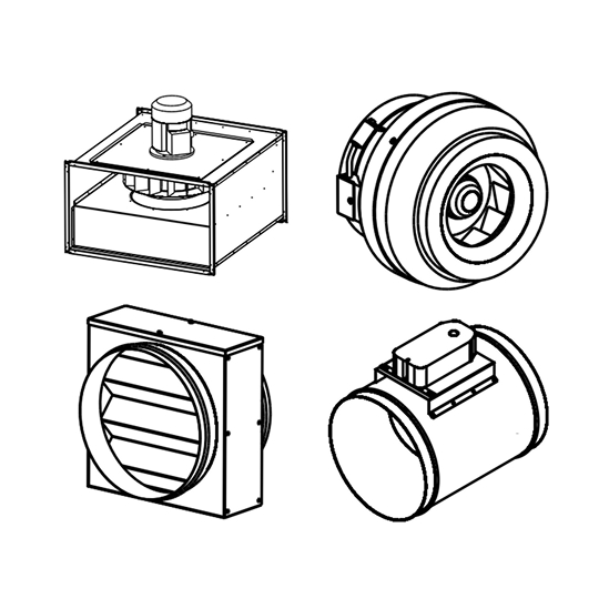 Канальные вентиляторы