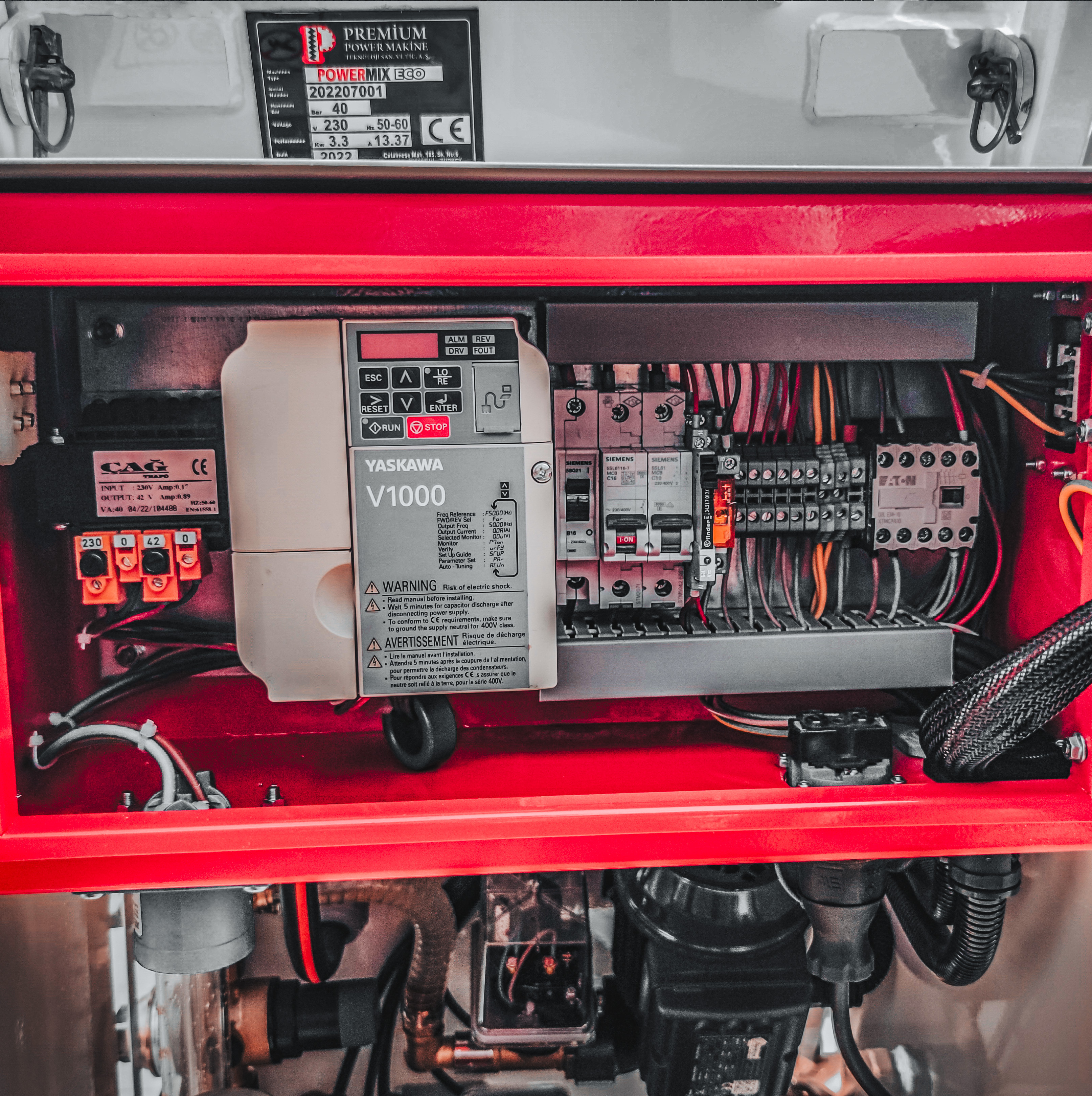 Мультивольтажная штукатурная станция PowerMix в работе