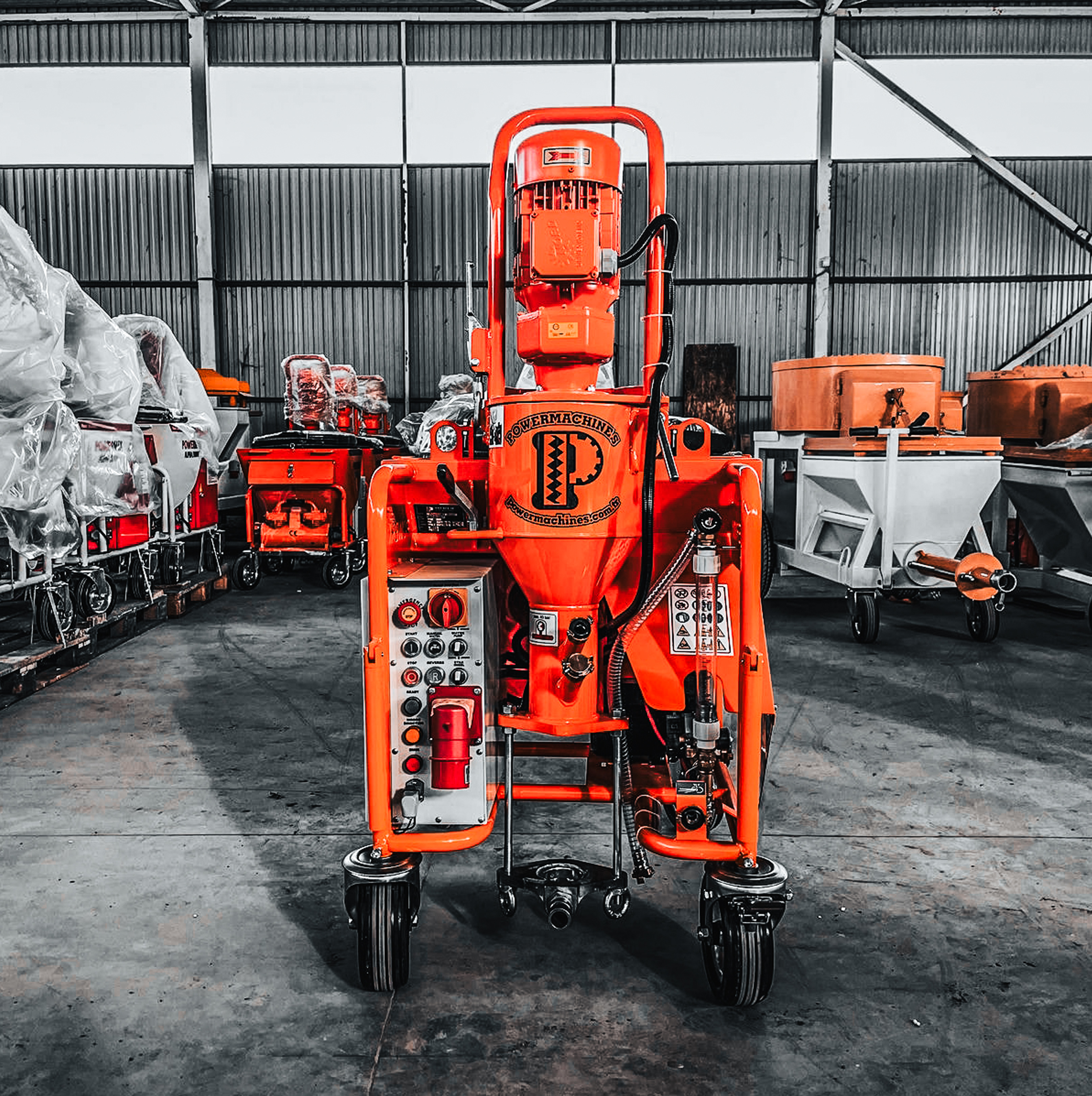 Габариты и мобильность агрегата PowerMix