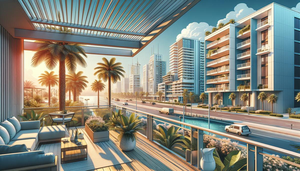 Набережная Батуми при переменчивой погоде, море и облака