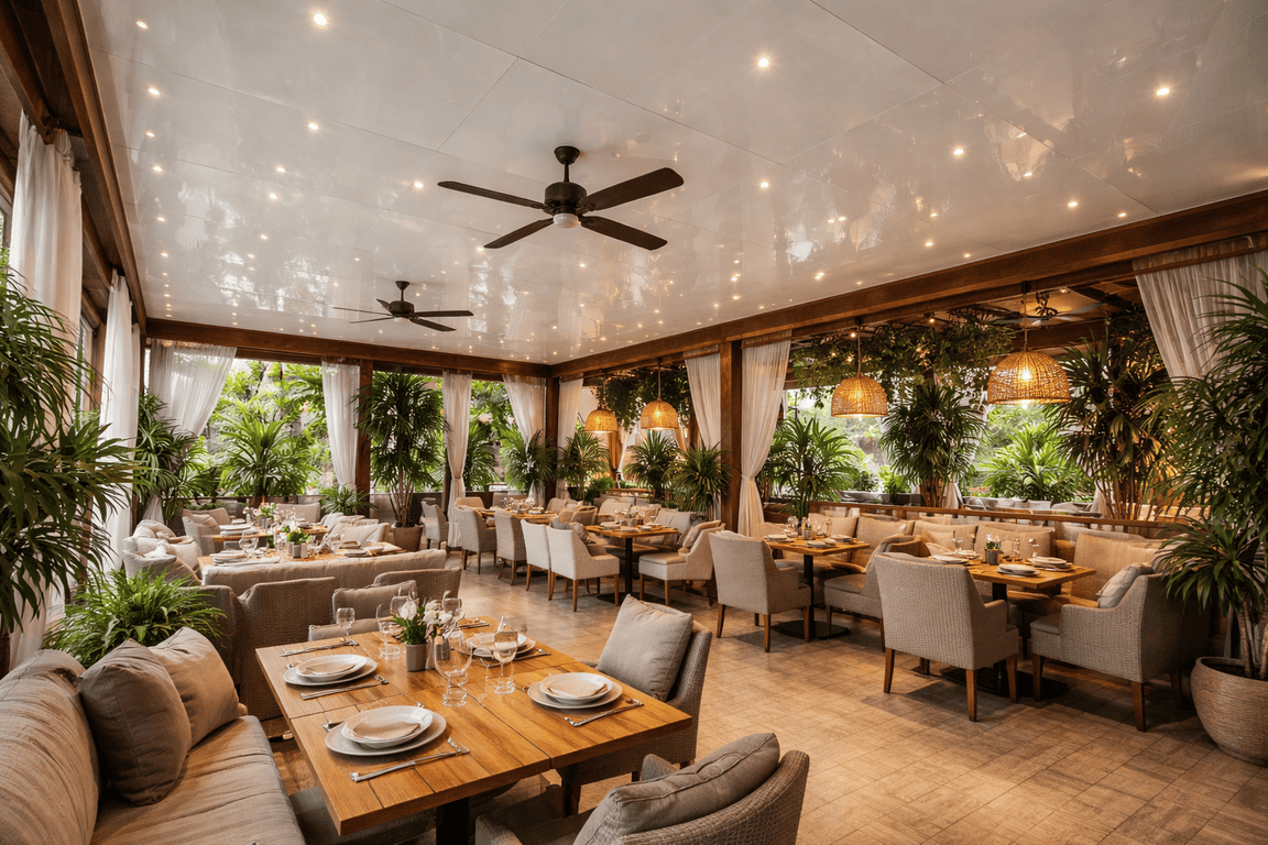 натяжной потолок с точечными светильниками с точечными светильниками