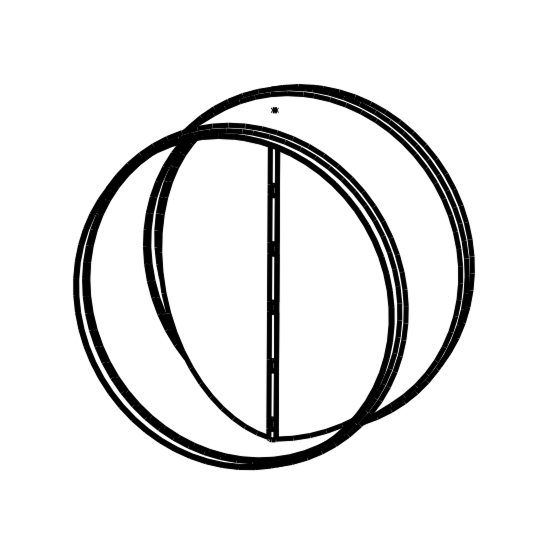 Обратный клапан для круглых каналов | Производство обратных клапанов круглых Белтехком Обратные клапаны для круглых каналов ЛОК (RSK)