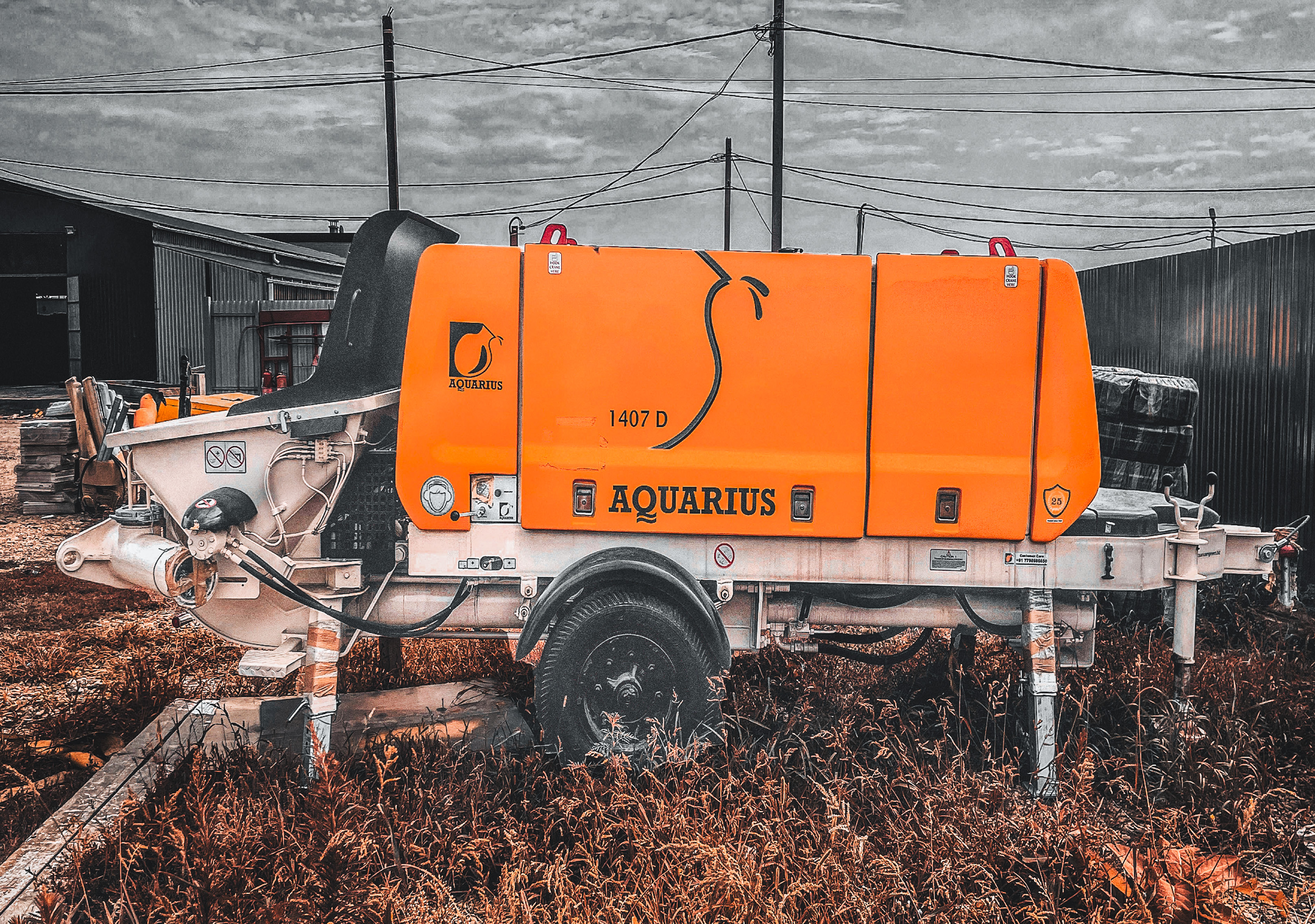 Мультивольтажная штукатурная станция PowerMix в работе