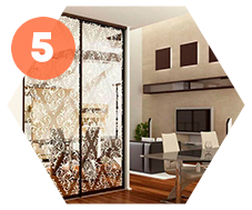 Двери с рисунком