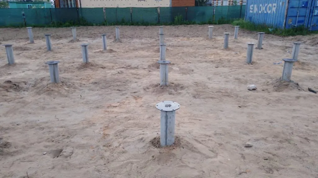 Железобетонные винтовые сваи