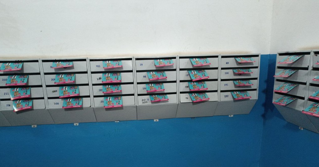 Раскладка по почтовым ящикам, проезд в г. Чайковский, Косметический магазин, Кейс 2481