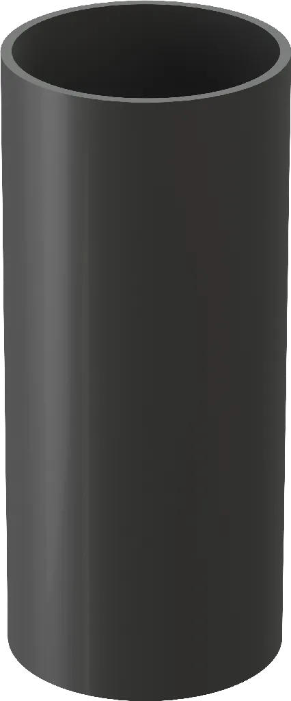 Труба водосточная d80 мм Docke Standard 1000 мм, Серый (RAL7024)