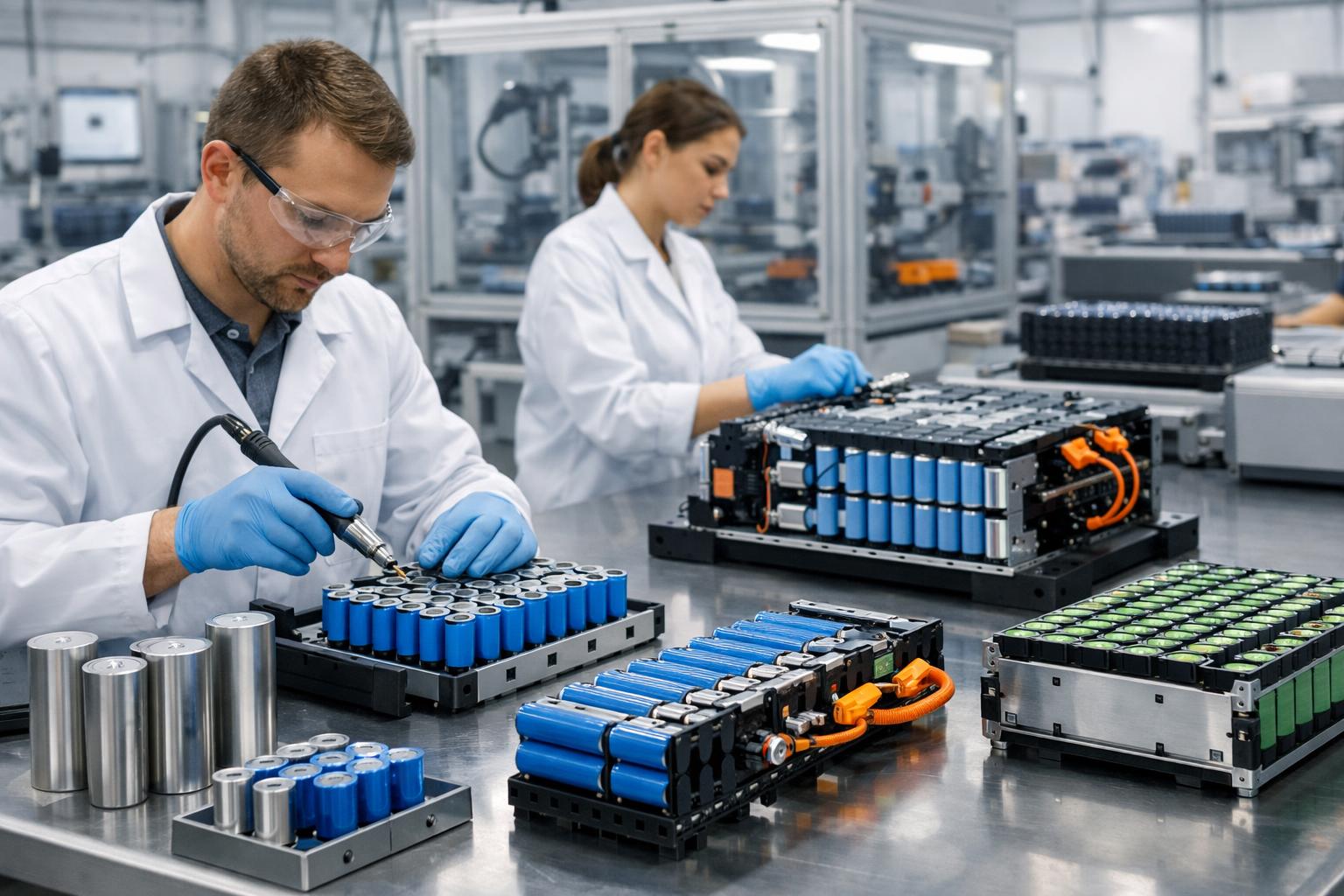 Производство аккумуляторных ячеек и интеграция в АБ Производство аккумуляторных ячеек и интеграция в АБ