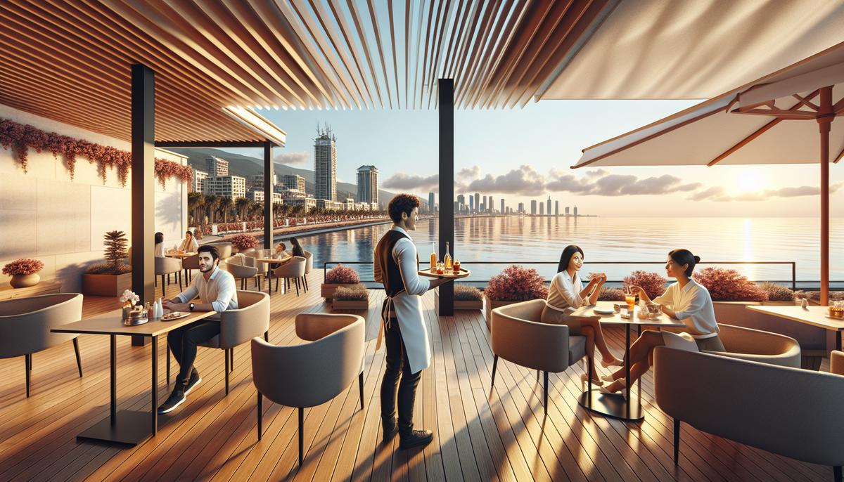 Как открыть кафе или ресторан в Батуми Тёплая терраса кафе в Батуми с видом на море