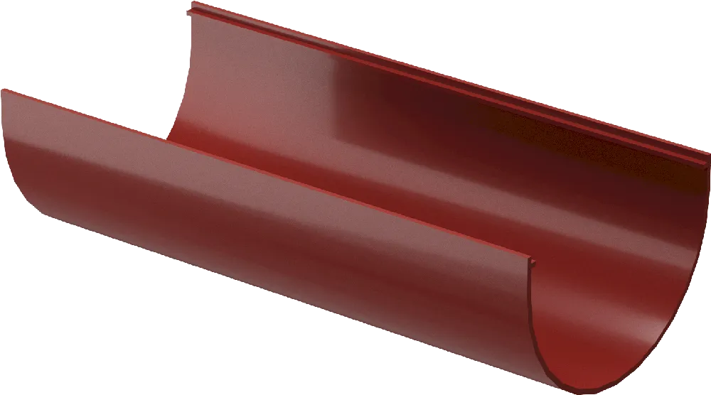 Жёлоб водосточный d120 мм Docke Standard 2000 мм, Красный (RAL3005)