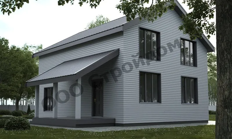 КАРКАСНЫЙ ДОМ БАВАРИЯ 8×10